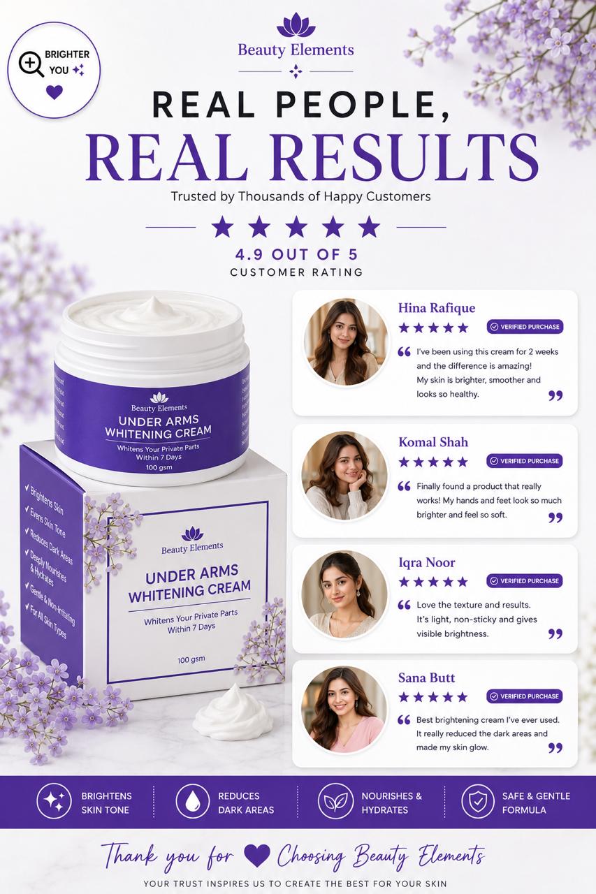 UNDER ARMS WHITENING CREAM