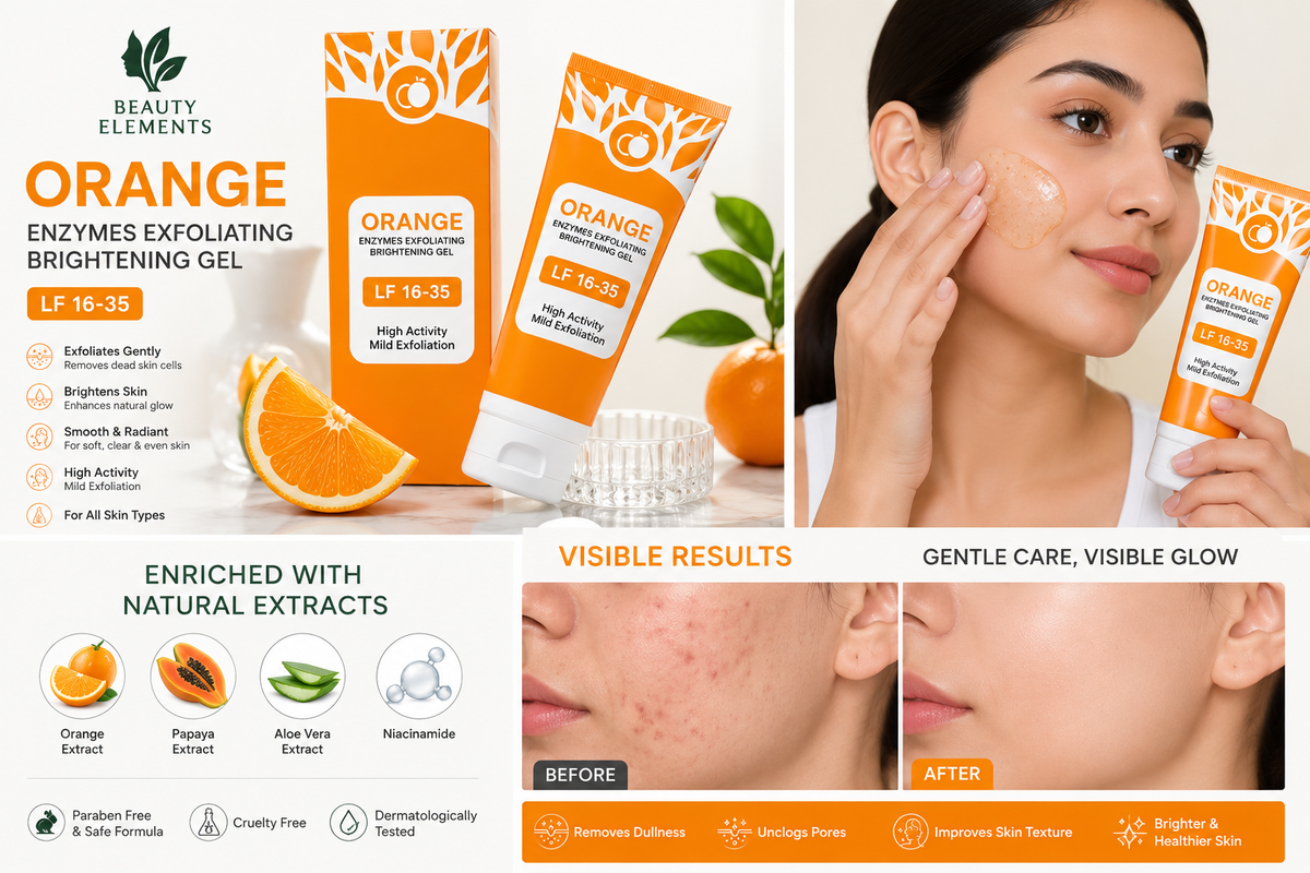 ORANGE ENZYMES EXFOLIATING BRIGHTENING GEL BUY ONE GET ONE FREE
