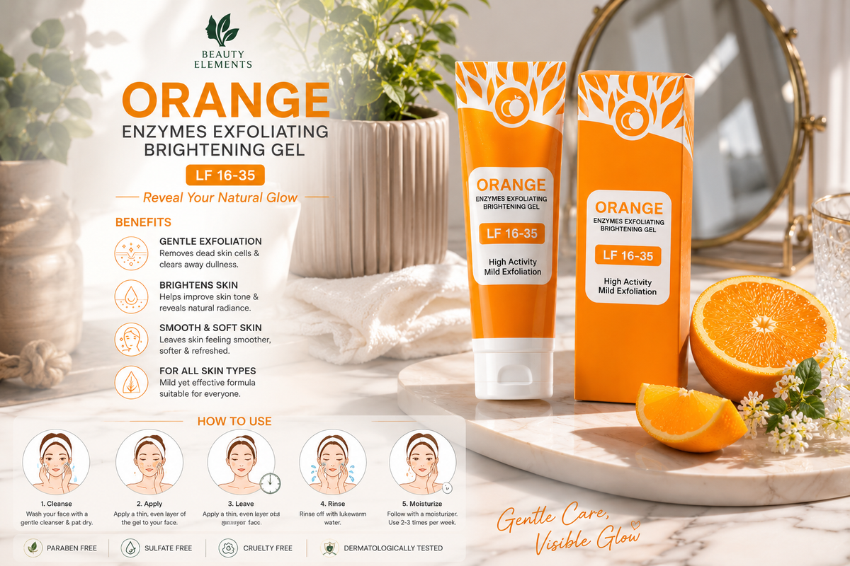 ORANGE ENZYMES EXFOLIATING BRIGHTENING GEL BUY ONE GET ONE FREE