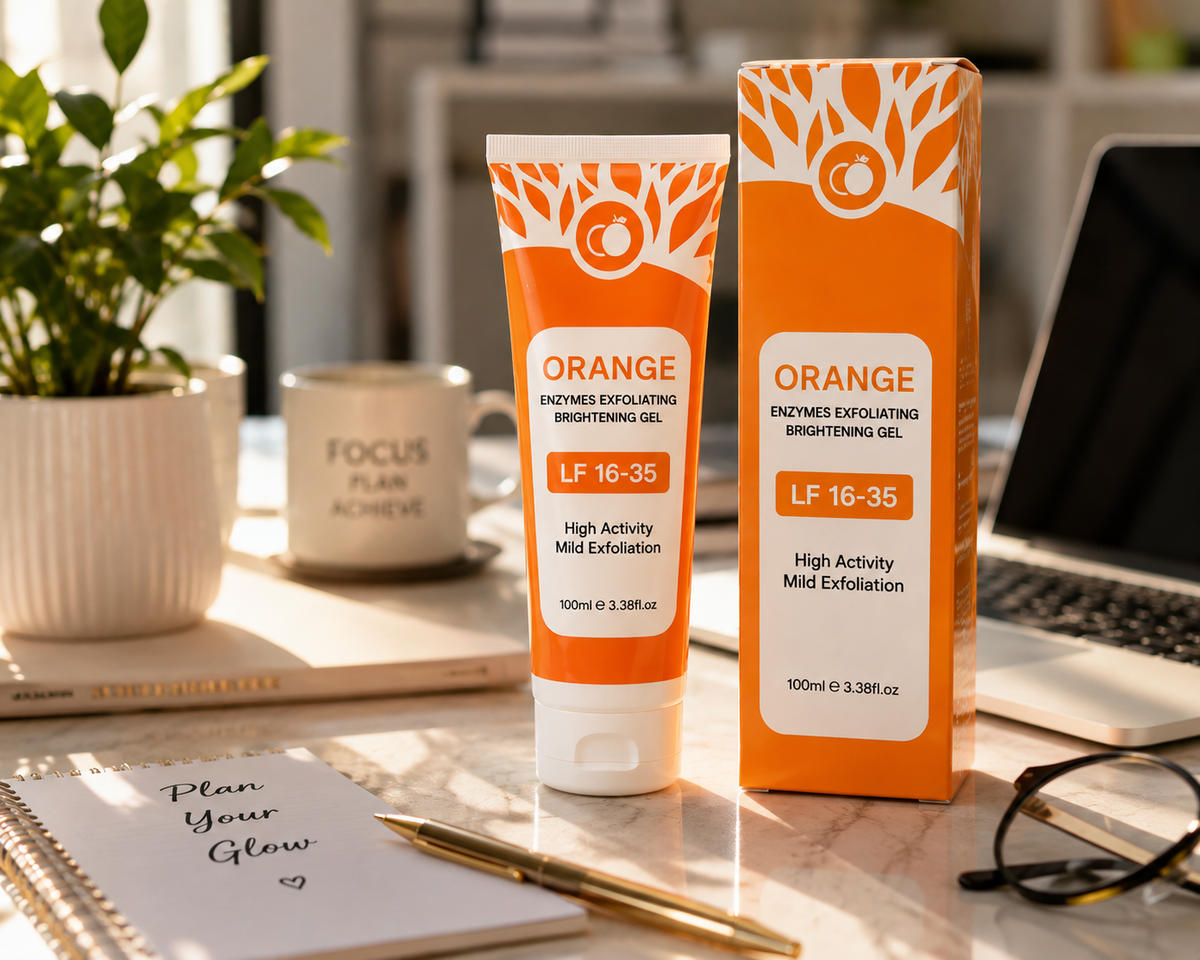 ORANGE ENZYMES EXFOLIATING BRIGHTENING GEL BUY ONE GET ONE FREE