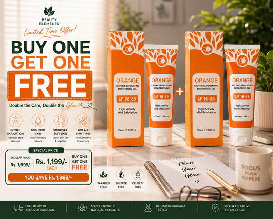 ORANGE ENZYMES EXFOLIATING BRIGHTENING GEL BUY ONE GET ONE FREE