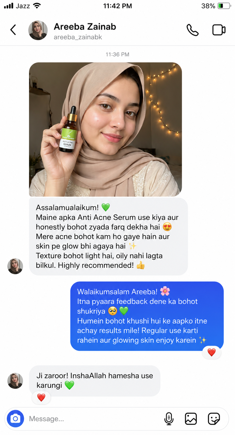ANTI ACNE SERUM VITAMIN C & E / REMOVE ACNE 100%