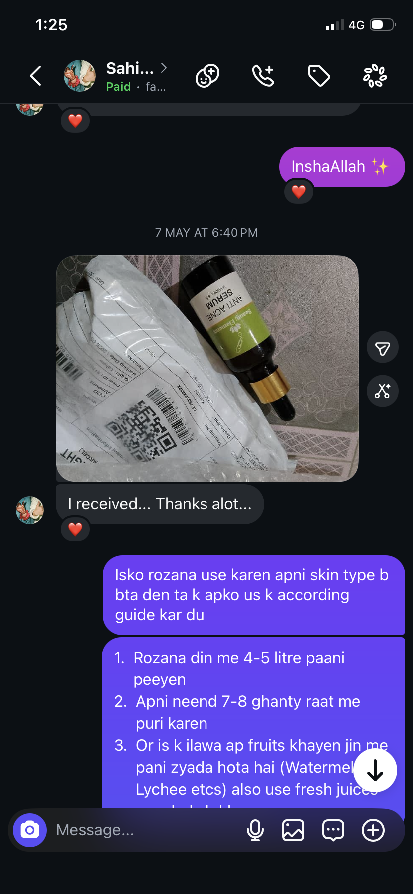 ANTI ACNE SERUM VITAMIN C & E / REMOVE ACNE 100%