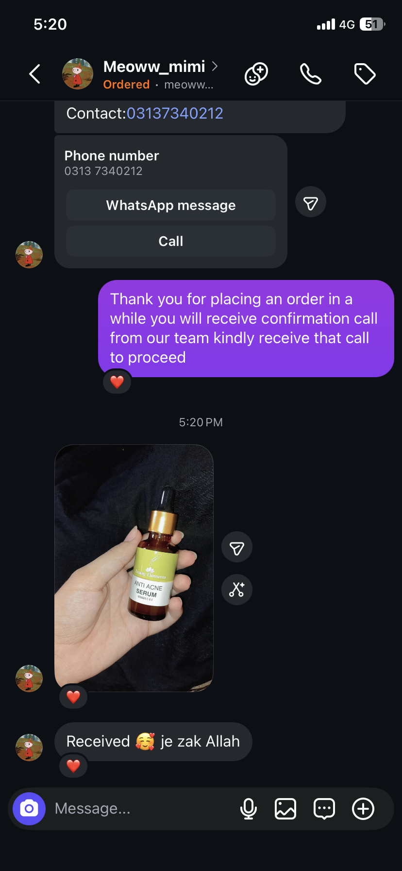 ANTI ACNE SERUM VITAMIN C & E / REMOVE ACNE 100%