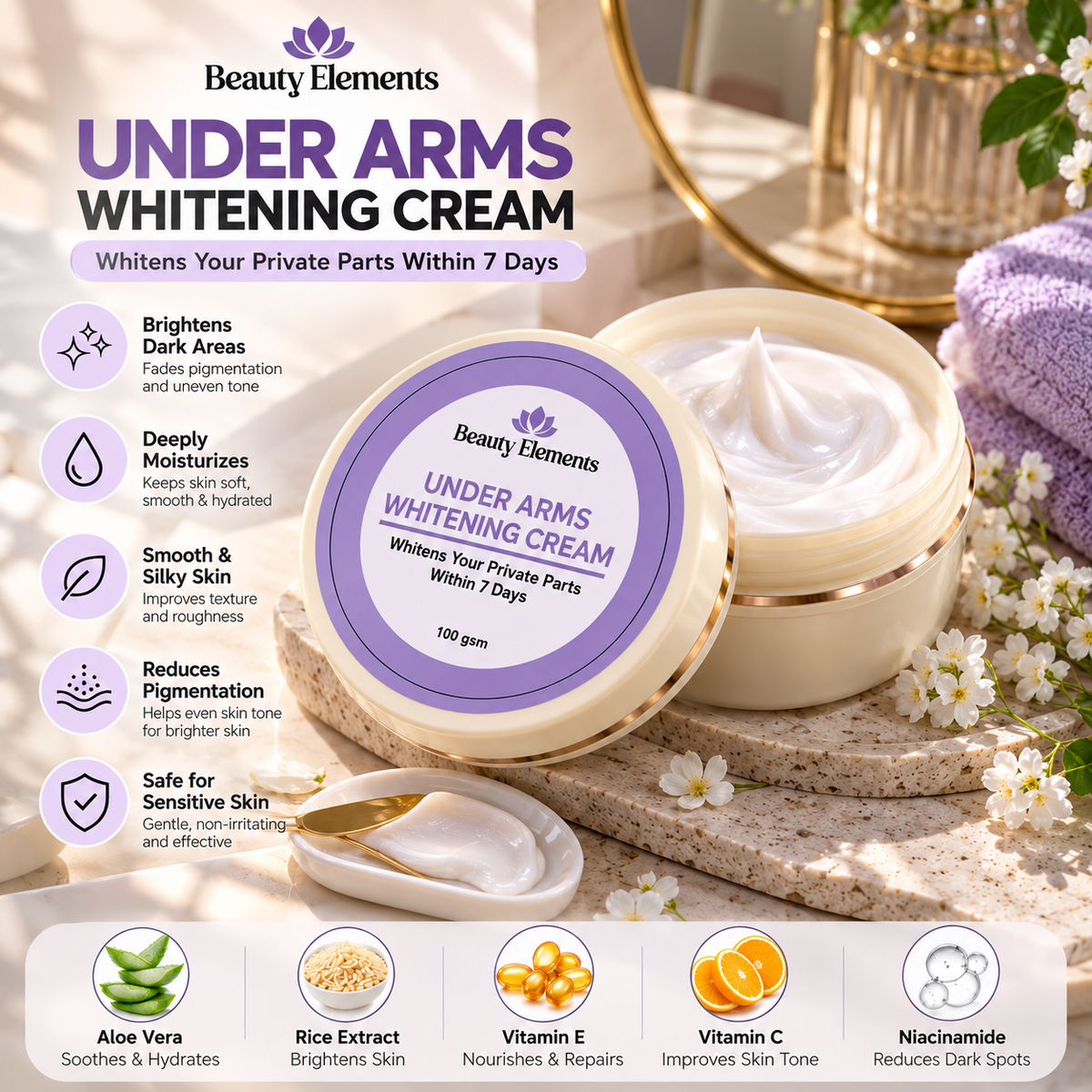 UNDER ARMS + HAND FEET & BODY CREAM