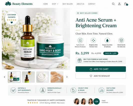 ANTI ACNE AND BRIGHTENING CREAM DUO