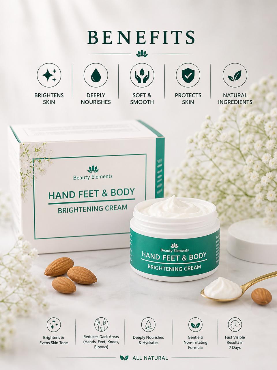 HAND FEET AND BODY WHITENING CREAM
