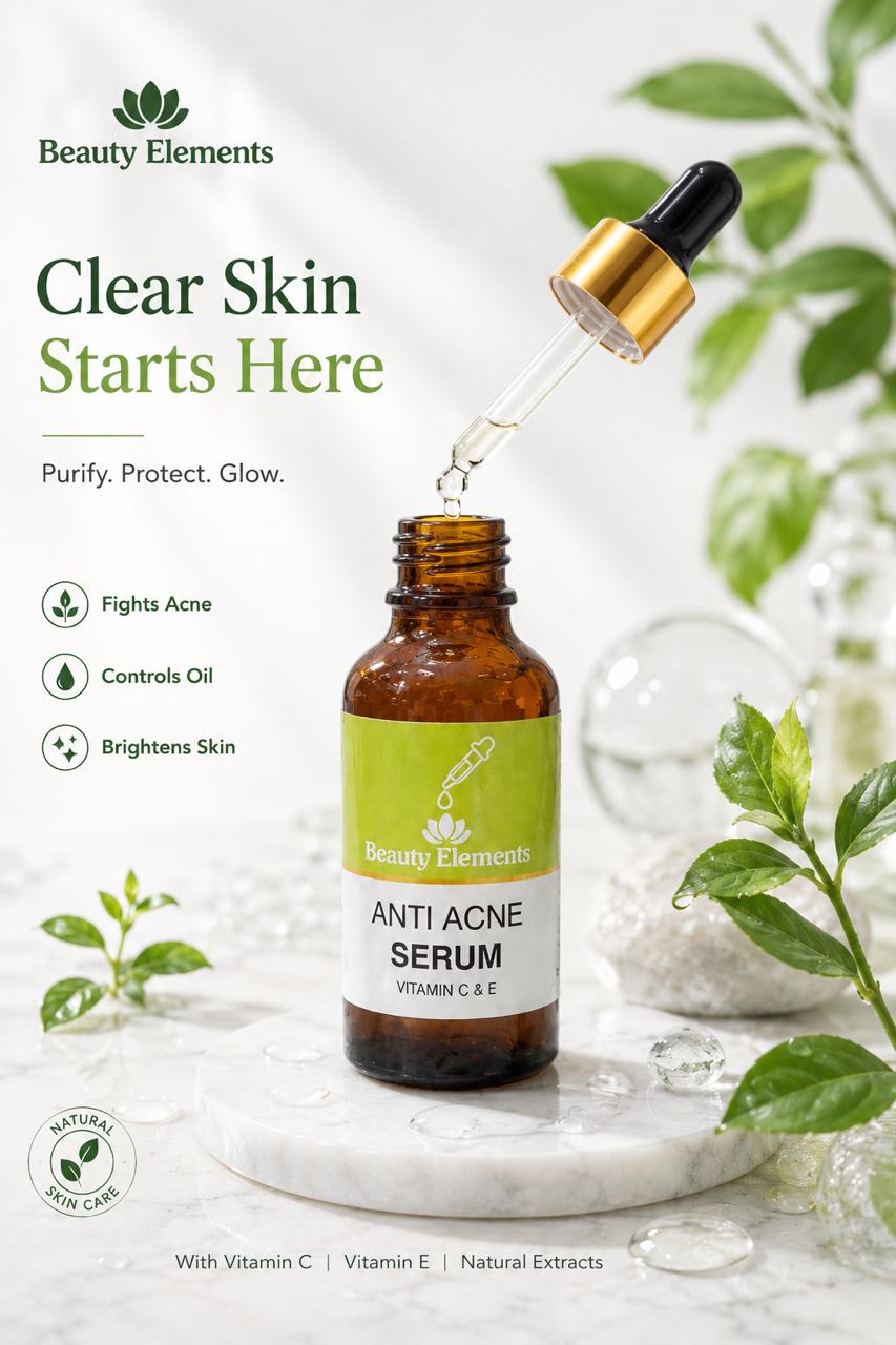 ANTI ACNE SERUM VITAMIN C & E / REMOVE ACNE 100%