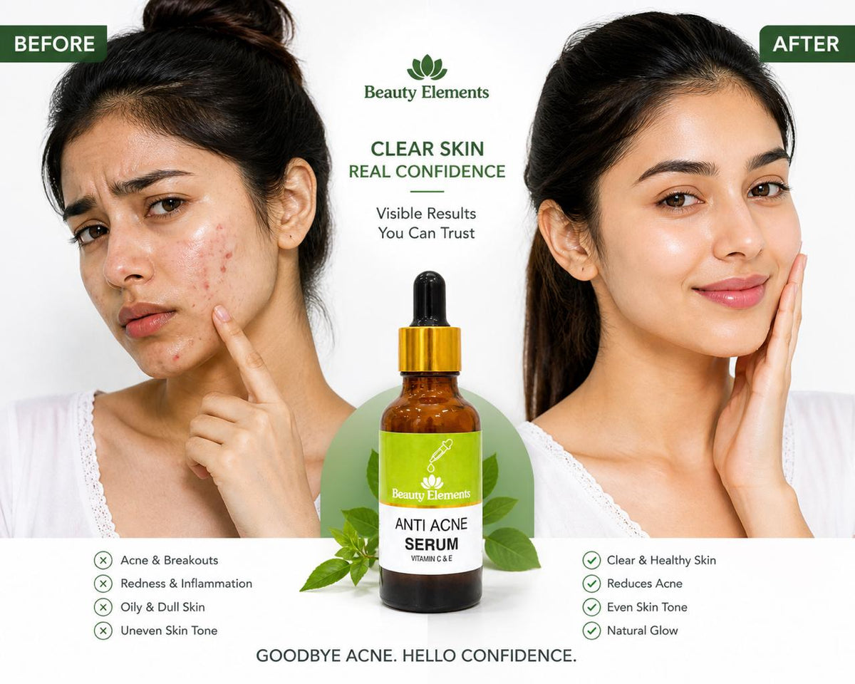 ANTI ACNE SERUM VITAMIN C & E / REMOVE ACNE 100%