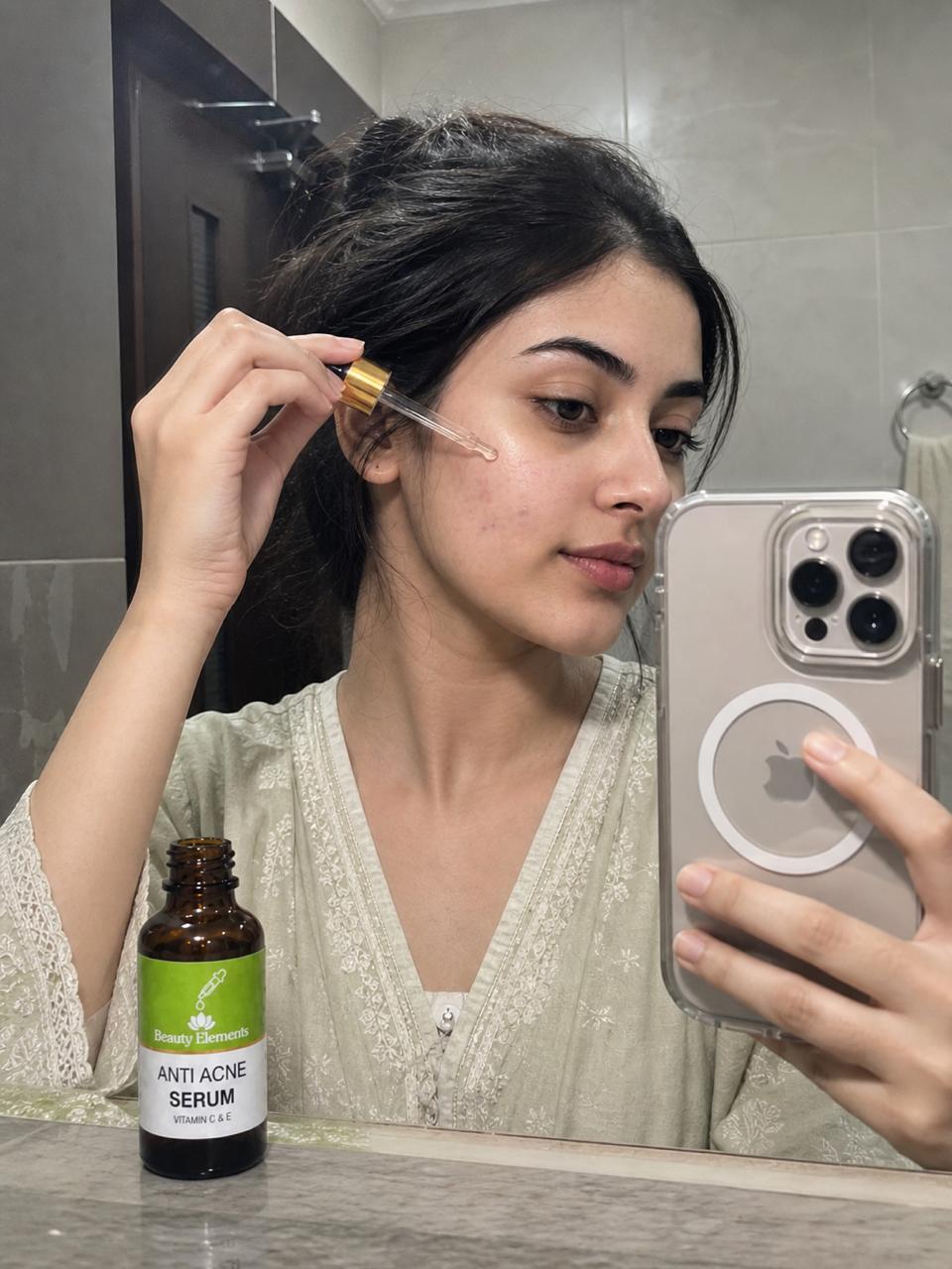 ANTI ACNE SERUM VITAMIN C & E / REMOVE ACNE 100%