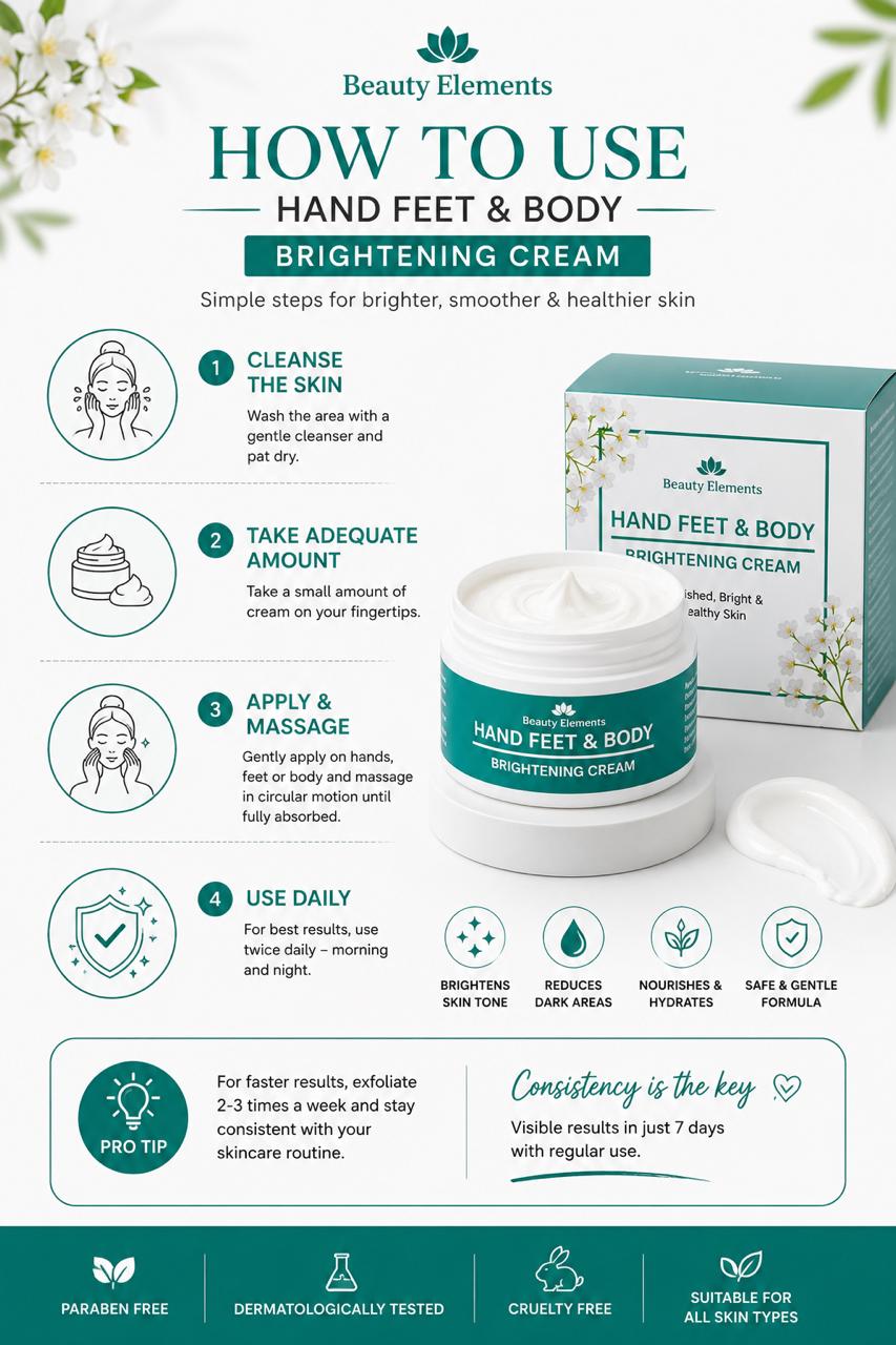 HAND FEET AND BODY WHITENING CREAM
